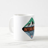 Interlaken Switzerland Mountain Mug コーヒーマグカップ (正面左)