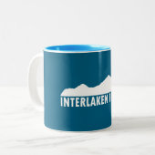 Interlaken Switzerland Please ツートーンマグカップ (正面左)