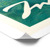 Interlaken Switzerland Vintage Travel Poster ポスター (角)