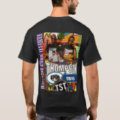 INTERLLUDE MUSICフェスティバルBasic Dark T-Shirt Tシャツ (裏面)