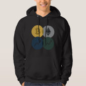 Interlocking Crypto Circles Trader Hoodie パーカ (正面)