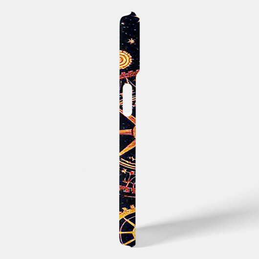 Interlocking gears abstract geometric surface art Case-Mate iPhoneケース (裏面 / 右)