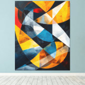 Interlocking Horizons of Light キャンバスプリント (インサイチュ (ウッドフロア))