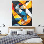 Interlocking Horizons of Light キャンバスプリント (インサイチュ (寝室))