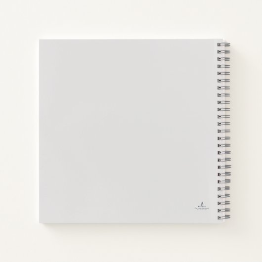 Interlocking Rings- Minimalist Union ノートブック (裏面)