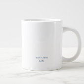 Interlocking Rings- Minimalist Union Mug Gift ジャンボコーヒーマグカップ (右)