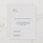 Interlocking Rings- Union Response Card 出欠カード (正面/裏面)