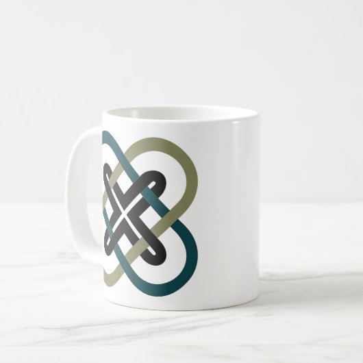 Interlocking X Classic Mug コーヒーマグカップ (正面左)