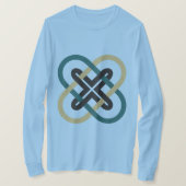 Interlocking X Men's Long Sleeve T-Shirt Tシャツ (デザイン正面)