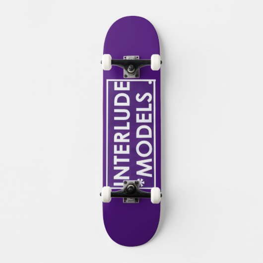 INTERLUDEモデル/JMT SKATEBOARD/IPIXTURES スケートボード (正面)