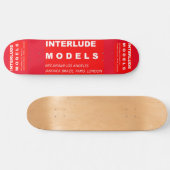 INTERLUDE MODEL SK8 8 1/4" スケートボードデッキ (横)