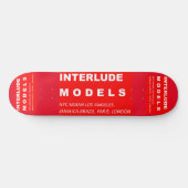 INTERLUDE MODEL SK8 8 1/4" スケートボードデッキ (横)