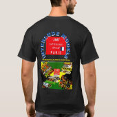 INTERLUDE MODELS ベーシック ダークTシャツ Tシャツ (裏面)