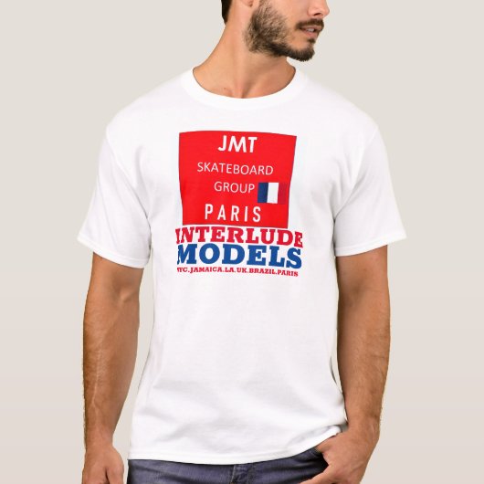 INTERLUDE MODELS メンズ ベーシック Tシャツ (正面)