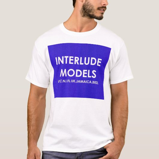 INTERLUDE MODELS メンズ ベーシック Tシャツ (正面)
