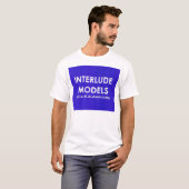 INTERLUDE MODELS メンズ ベーシック Tシャツ (正面フル)