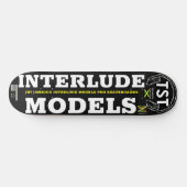 INTERLUDE MODELS 8 1/4"スケートボードデッキ スケートボード (横)
