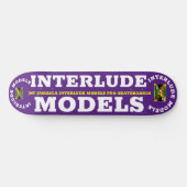 INTERLUDE MODELS 8 1/4"スケートボードデッキ スケートボード (横)