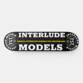 INTERLUDE MODELS JMT 8 1/4"スケートボードデッキ スケートボード (横)