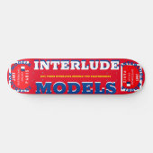 INTERLUDE MODELS JMT 8 1/4"スケートボードデッキ スケートボード (横)