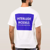INTERLUDE MODELS PARISメンズベーシックTシャツ Tシャツ (裏面)
