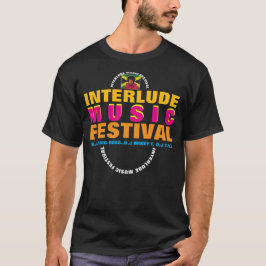 INTERLUDE MUSIC FESTIVA;LベーシックDark Tシャツ