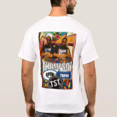 INTERLUDE MUSIC FESTIVAL メンズ 基本Tシャツ Tシャツ (裏面)