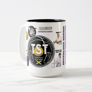 INTERLUDE MUSIC  Mug, 15 oz ツートーンマグカップ