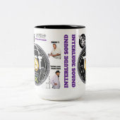 INTERLUDE MUSIC  Mug, 15 oz ツートーンマグカップ (中央)