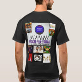 INTERLUDE PIXTURES FILM F MERCH ベーシック ダーク Tシャツ (裏面)