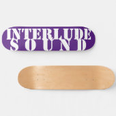 INTERLUDE SOUND 8 1/2" スケートボードデッキ (横)
