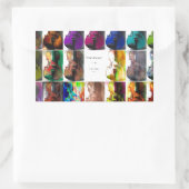 IntermezzoCollage01.png 長方形シール (バッグ)