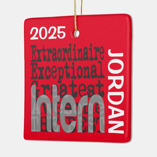 Intern Extraordinaire CUSTOM セラミックオーナメント (左)