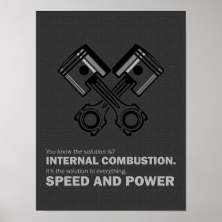 Internal combustion - Speed and power ポスター