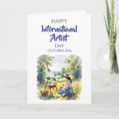 International Artist Day | October 25th カード (正面)