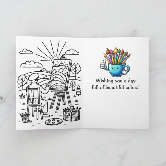 International Artist Day | October 25th カード (内部)