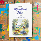 International Artist Day | October 25th カード