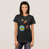 International Asteroid Day Asteroid Day Tシャツ (正面フル)