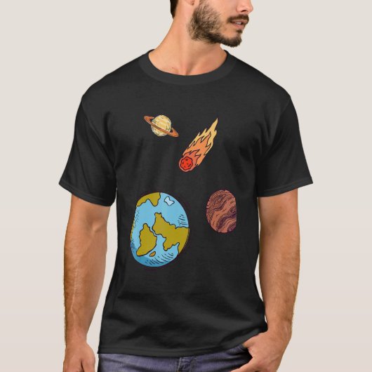 International Asteroid Day Asteroid Day Tシャツ (正面)