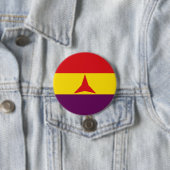 International Brigades Flag (Spanish Civil War) 缶バッジ (インサイチュ)