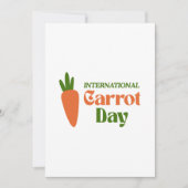 International Carrot Day シーズンカード (正面)
