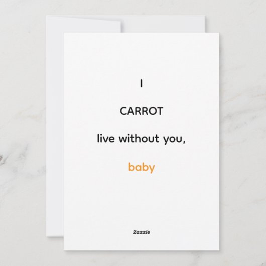 International Carrot Day シーズンカード (裏面)