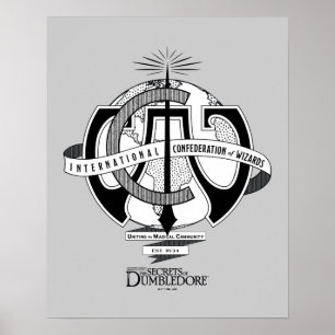 International Confederation of Wizards Logo ポスター