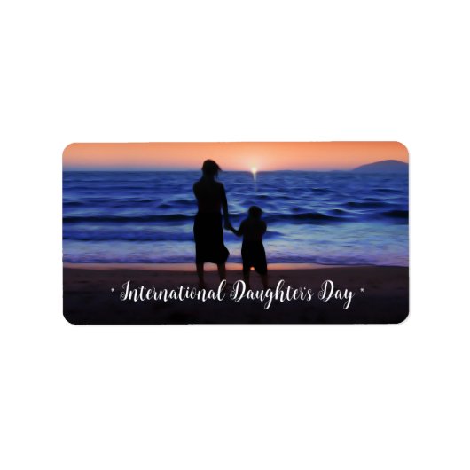 International Daughter's Day ラベル (正面)
