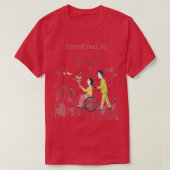 International Day of Persons with Disabilities Tシャツ (デザイン正面)
