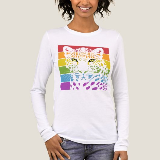 International Day of the Leopard トライブレンドTシャツ (正面)