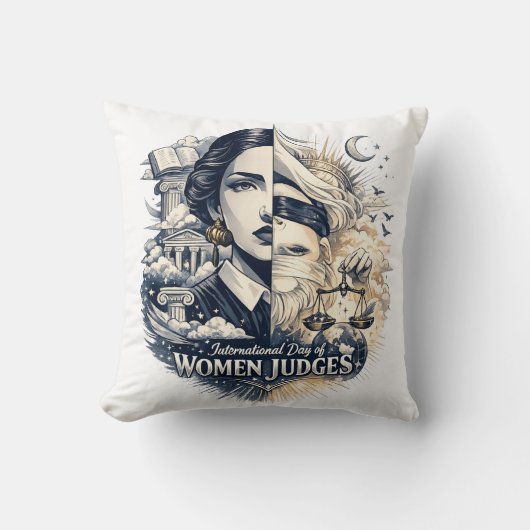 International Day of Women Judges クッション (正面)
