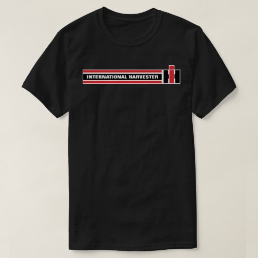 INTERNATIONAL HARVESTER STRIPES LOGO Classic T-Shi Tシャツ (デザイン正面)