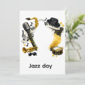 international jazz day 招待状 (スタンド正面)