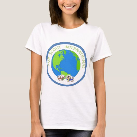 INTERNATIONAL.jpg子犬の偵察者 Tシャツ (正面)